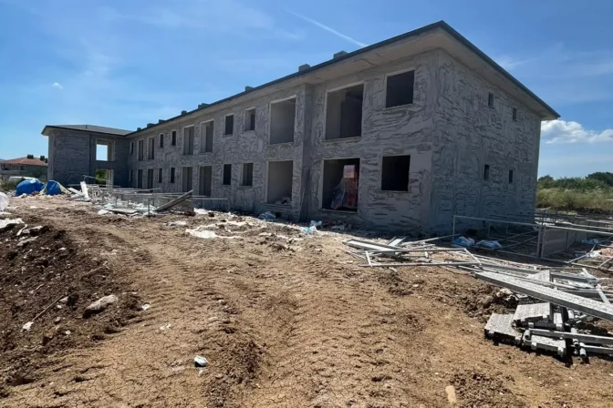 NOVO Park 1 Etili projesinin inşaat sürecinden bir görünüm.