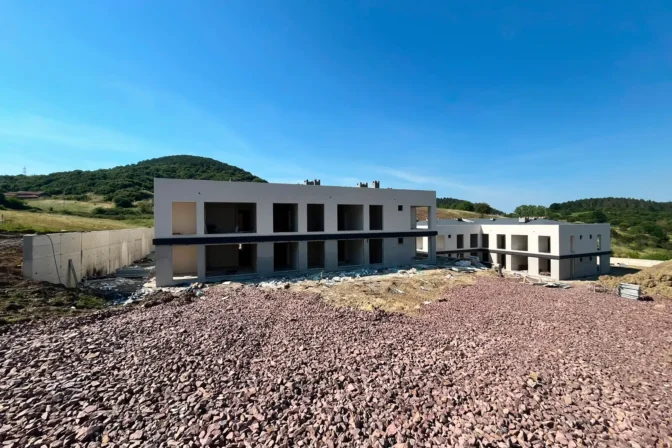 Yalova’daki NOVO Park 2 projesinin inşaat sürecinden bir görünüm.