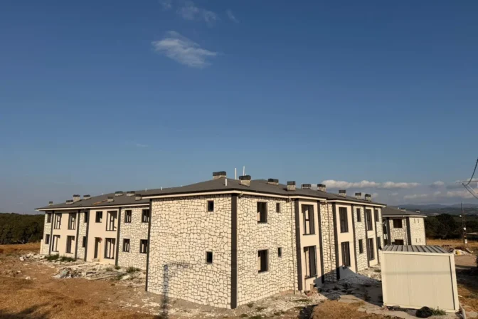 NOVO Park 1 Etili projesinin inşaat sürecinden bir görünüm.