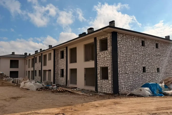 NOVO Park 1 Etili projesinin inşaat sürecinden bir görünüm.